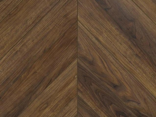 Виниловый пол My Step Aqua LVT Herringbone Walnut Nero 2.5mm MSAG07
